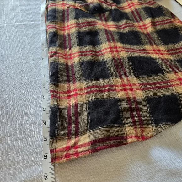 Maurices Black and Red Plaid Button-Down Shirt - Picture 7 of 7